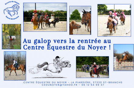 🎉 C’est la rentrée aux écuries du Noyer ! 🐴